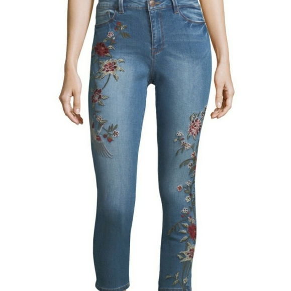 Lepore Jeans Lepore Embroided High Rise Skinny Jeans Poshmark
